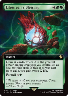 Lifestream's Blessing (0122) (Extended Art) - Foil