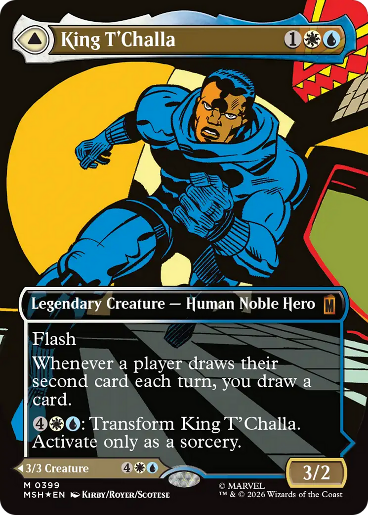 King T'Challa // Black Panther, Hope Enduring (0399) (Borderless) (MSH) - Foil