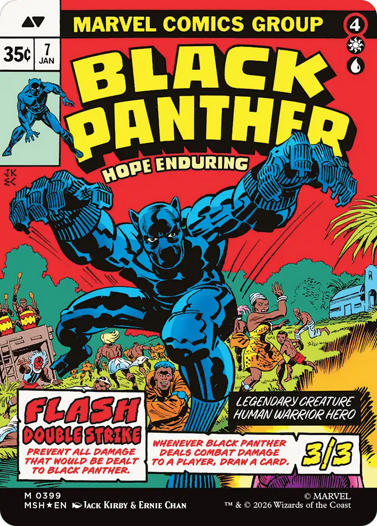 King T'Challa // Black Panther, Hope Enduring (0399) (Borderless) (MSH) - Foil