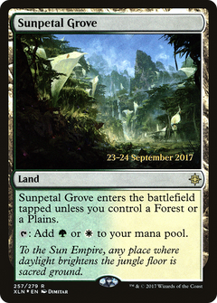 Sunpetal Grove (257) (Prerelease) - Foil