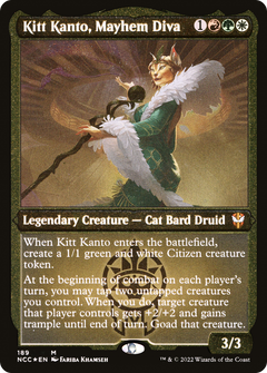 Kitt Kanto, Mayhem Diva (189) (Display Commander) (Thick Stock) - Foil Etched