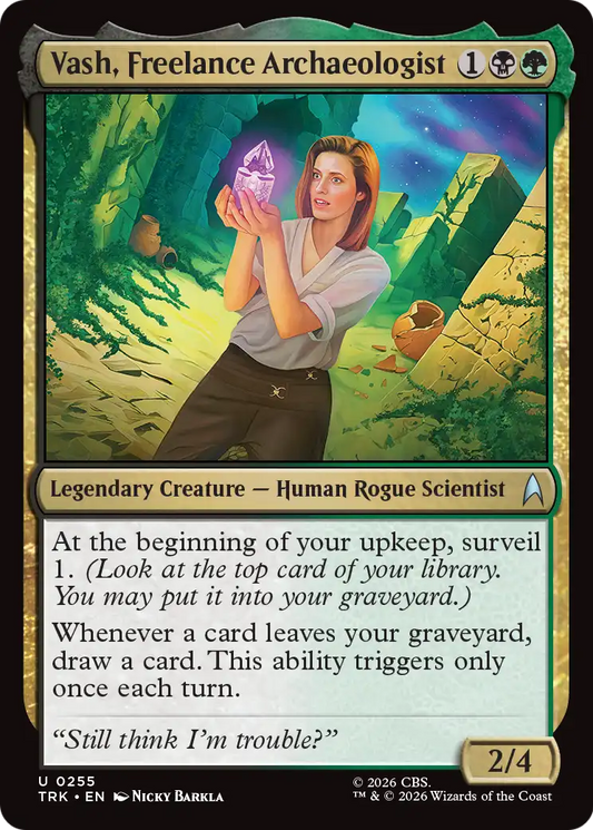 Vash, Freelance Archaeologist (TRK)