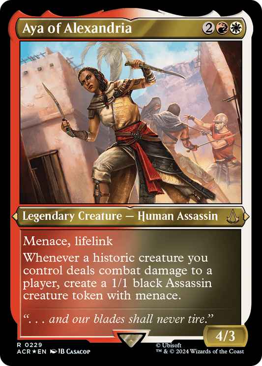 Aya of Alexandria (0229) - Foil Etched