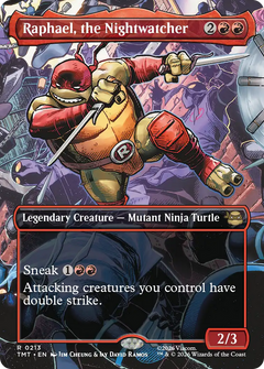 Raphael, the Nightwatcher (0213) (Borderless) (TMT) - Foil