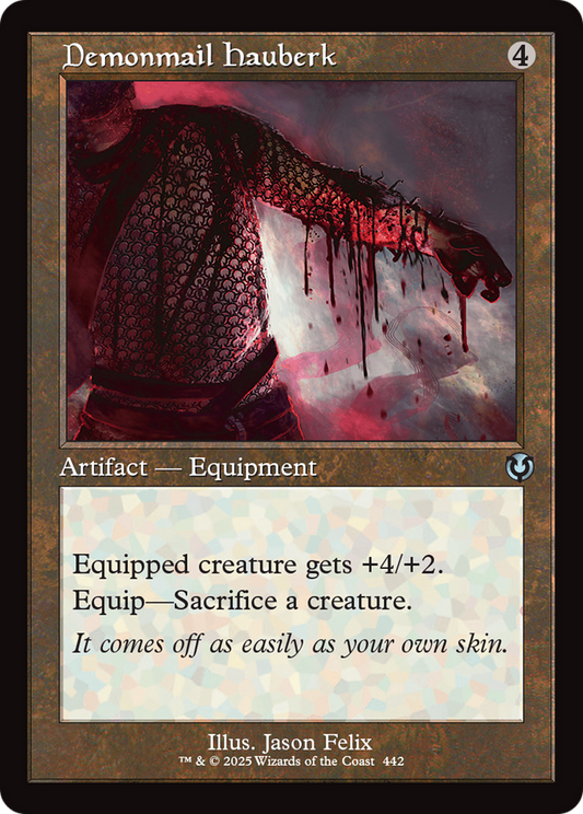 Demonmail Hauberk (0442) (Retro Frame) - Foil
