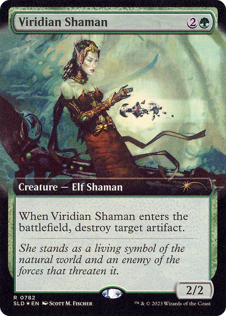 Viridian Shaman (0782) (Extended Art) - Foil