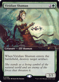 Viridian Shaman (0782) (Extended Art) - Foil