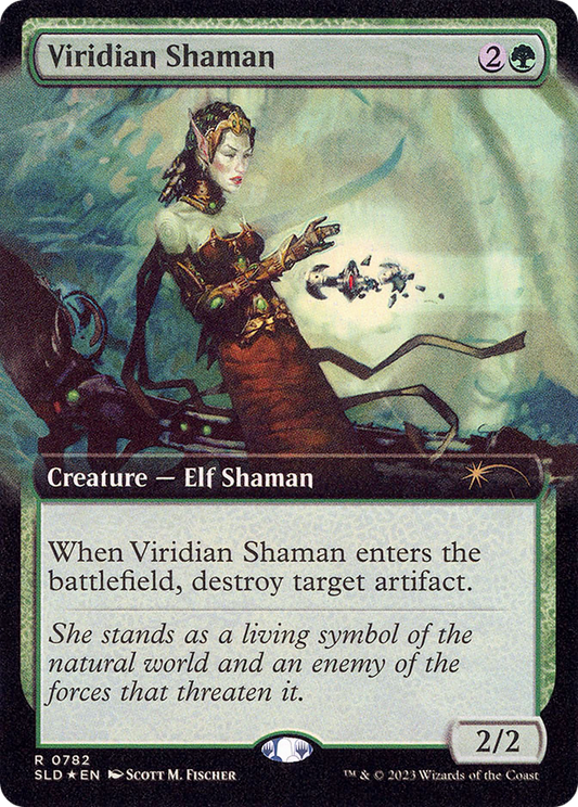 Viridian Shaman (0782) (Extended Art) - Foil