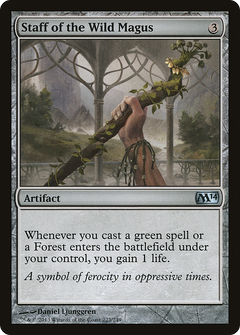 Staff of the Wild Magus - Foil