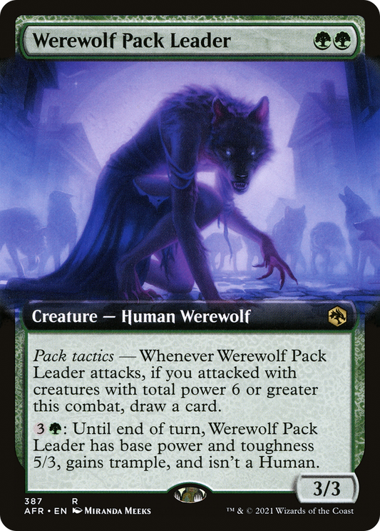 Werewolf Pack Leader (387) (Extended Art)