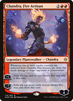 Chandra, Fire Artisan - Foil
