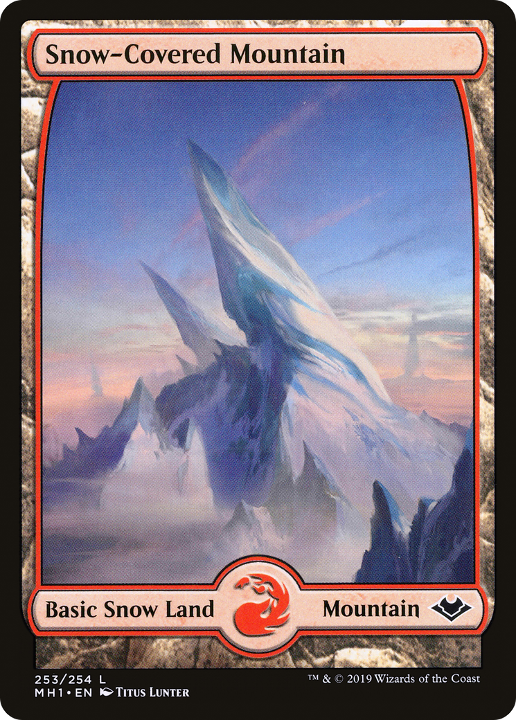 Snow-Covered Mountain (253) - Foil