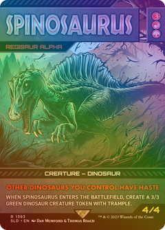 Spinosaurus [Regisaur Alpha] (1393) (Showcase) - Rainbow Foil