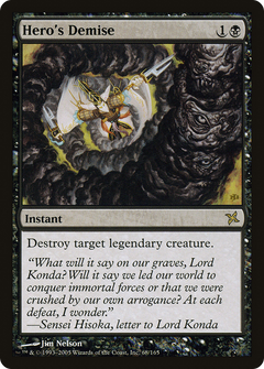 Hero's Demise - Foil