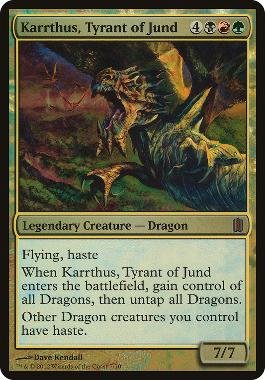 Karrthus, Tyrant of Jund (Oversized) - Foil