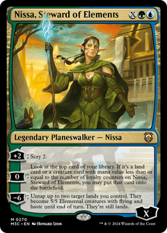 Nissa, Steward of Elements - Ripple Foil