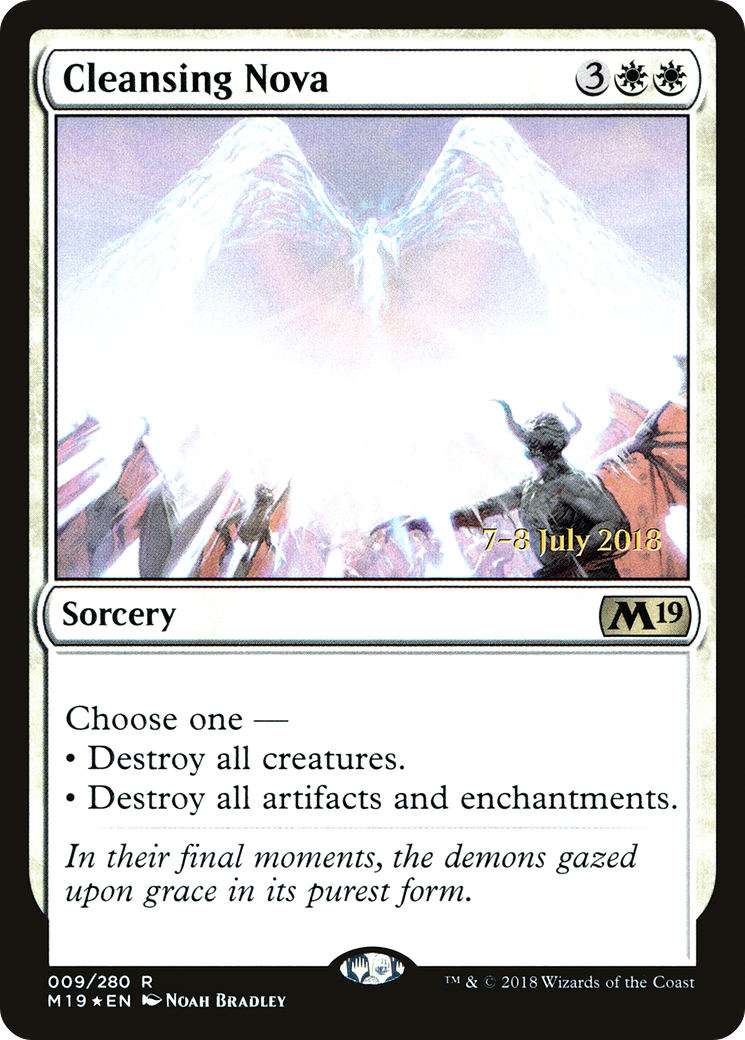 Cleansing Nova (009) (Prerelease) - Foil