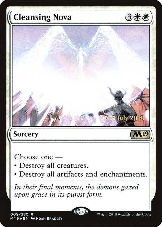 Cleansing Nova (009) (Prerelease) - Foil