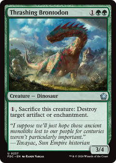 Thrashing Brontodon (FDC)