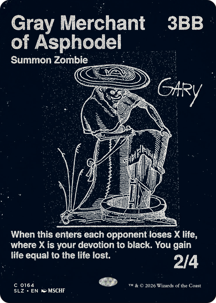 Gray Merchant of Asphodel (0164) (Showcase) (SLZ)