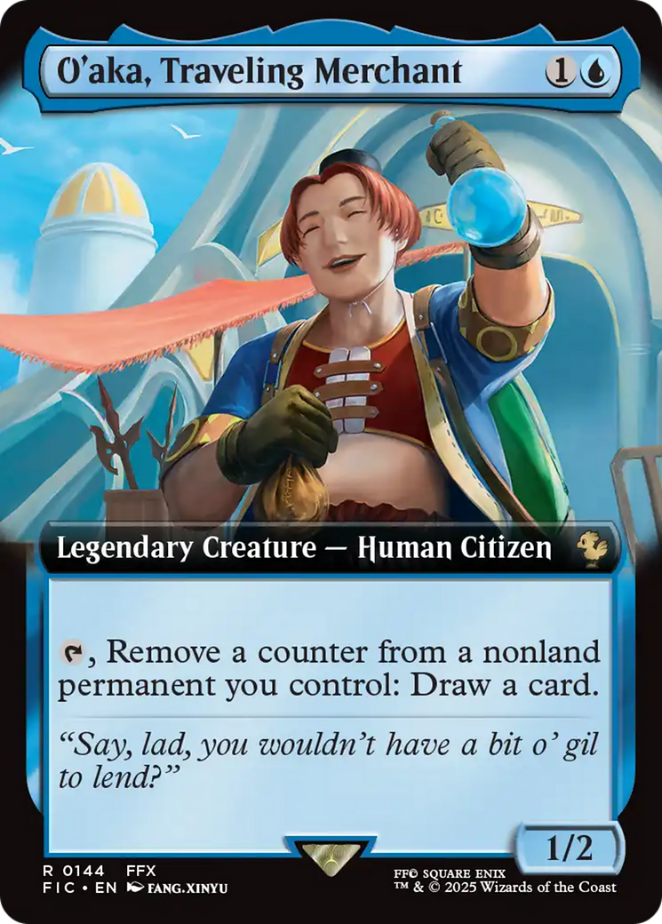 O'aka, Traveling Merchant (0144) (Extended Art) - Foil