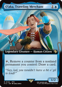 O'aka, Traveling Merchant (0144) (Extended Art) - Foil