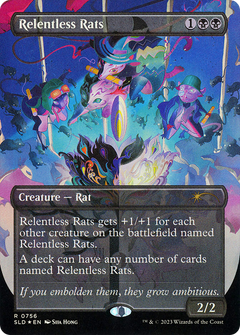 Relentless Rats (0756) (Borderless) - Foil