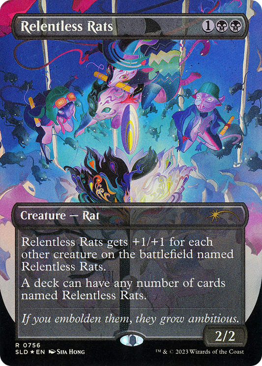 Relentless Rats (0756) (Borderless) - Foil