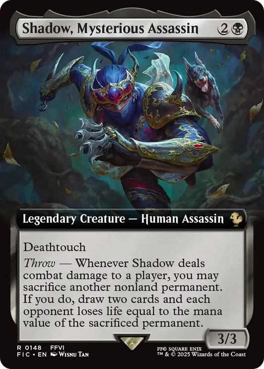 Shadow, Mysterious Assassin (0148) (Extended Art)