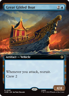 Great Gilded Boat (0291) (Extended Art) (HOB) - Foil