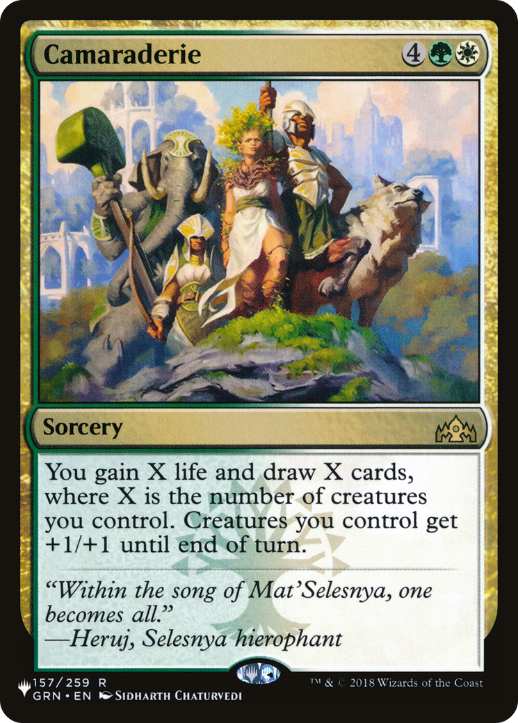 Camaraderie (GRN-0157) (PLST)