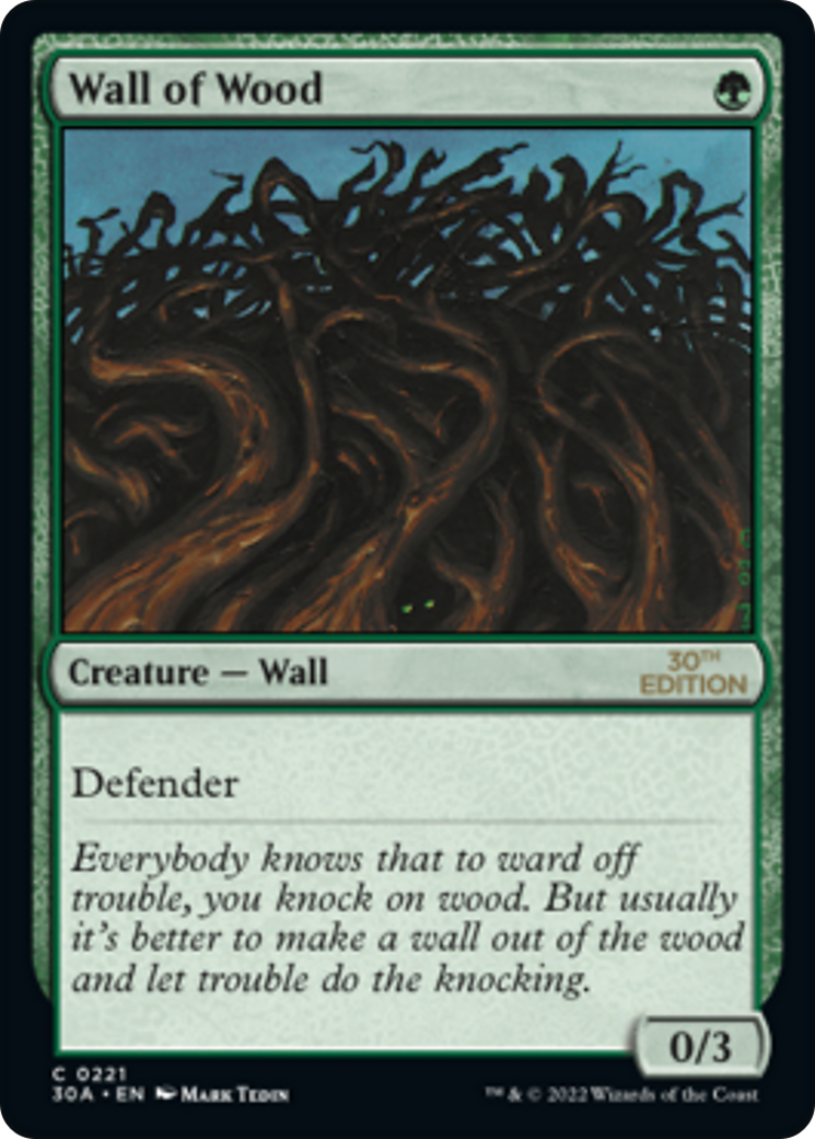 Wall of Wood (Modern Frame)
