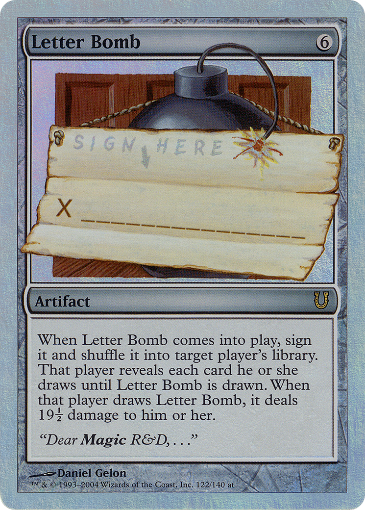 Letter Bomb - Foil