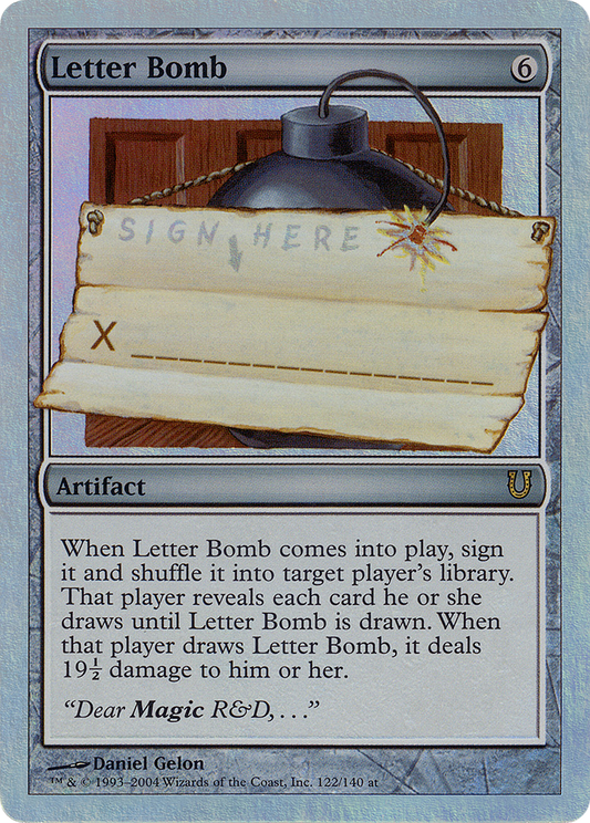 Letter Bomb - Foil