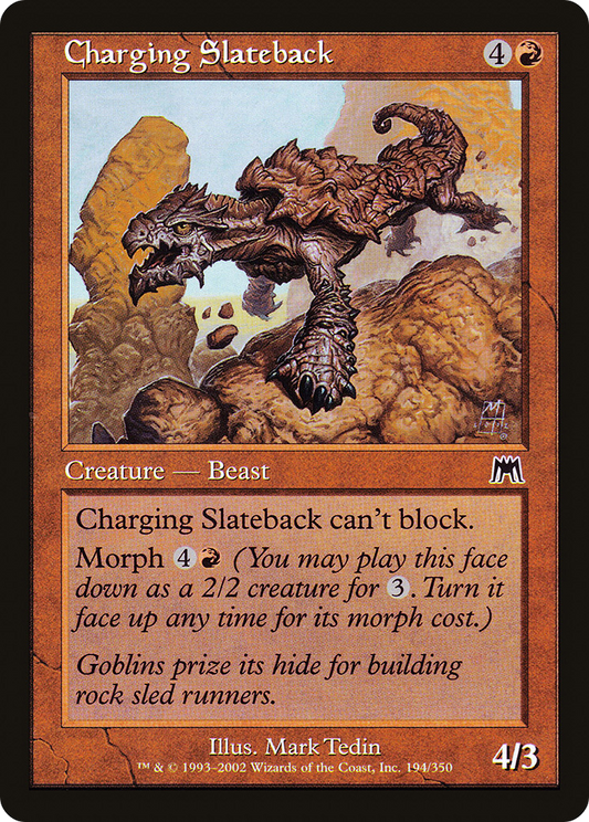 Charging Slateback - Foil