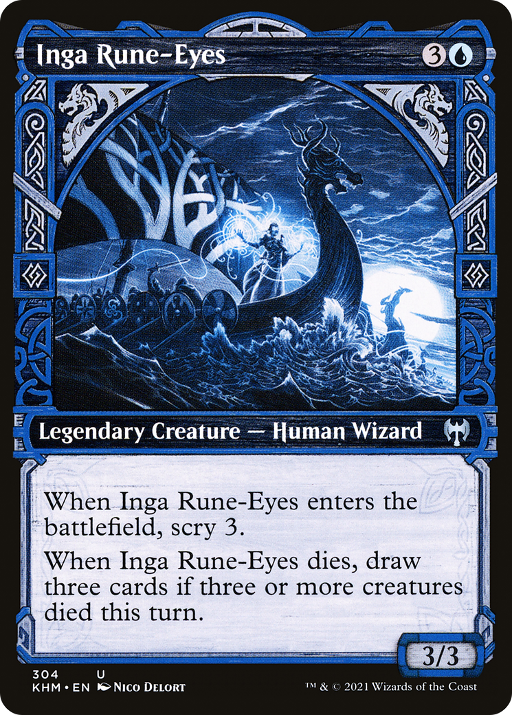 Inga Rune-Eyes (304) (Showcase) - Foil