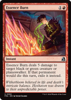 Essence Burn (FRA) - Foil