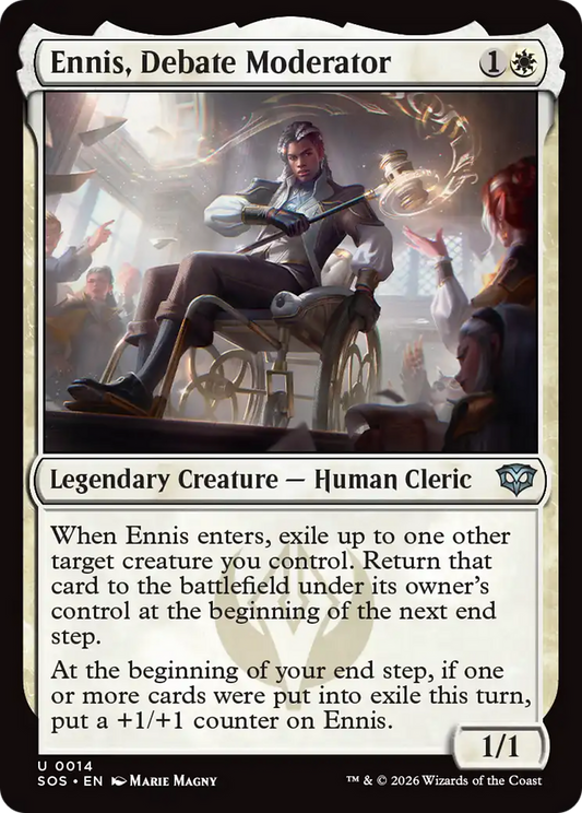 Ennis, Debate Moderator (SOS)