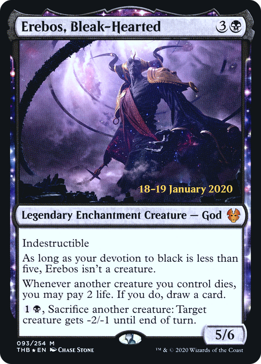 Erebos, Bleak-Hearted (093) (Prerelease) - Foil