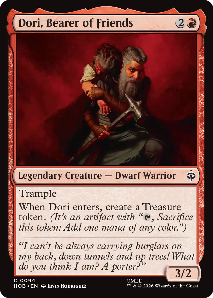 Dori, Bearer of Friends (HOB) - Foil