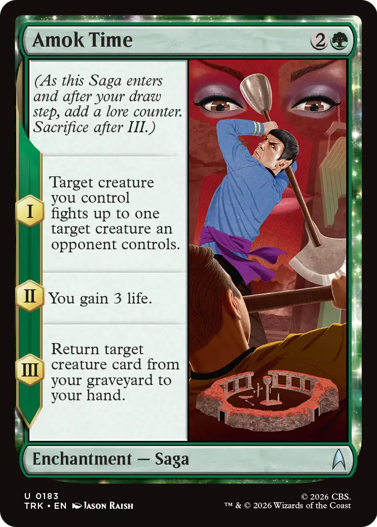 Amok Time (TRK) - Foil