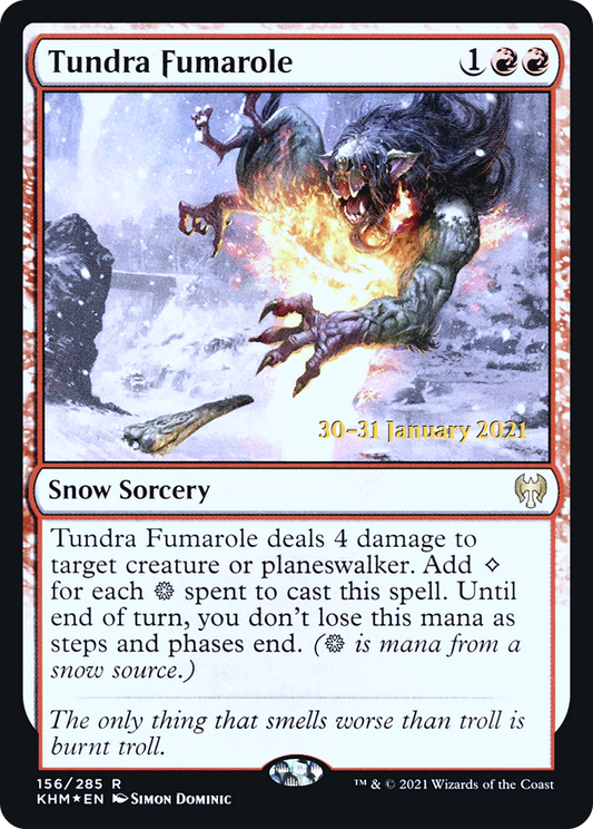 Tundra Fumarole (156) (Prerelease) - Foil