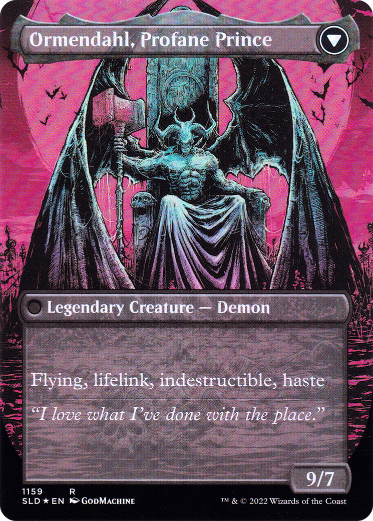 Westvale Abbey // Ormendahl, Profane Prince (1159) (Borderless) (SLD) - Foil
