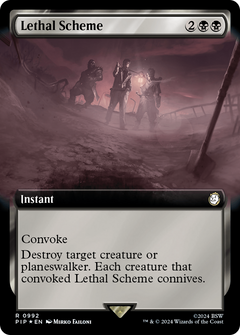 Lethal Scheme (0992) (Extended Art) - Surge Foil