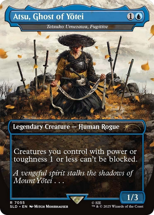 Atsu, Ghost of Yotei [Tetsuko Umezawa, Fugitive] (7055) (Borderless) - Foil sld