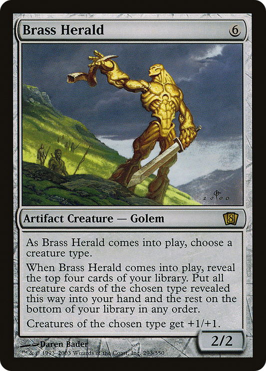 Brass Herald - Foil