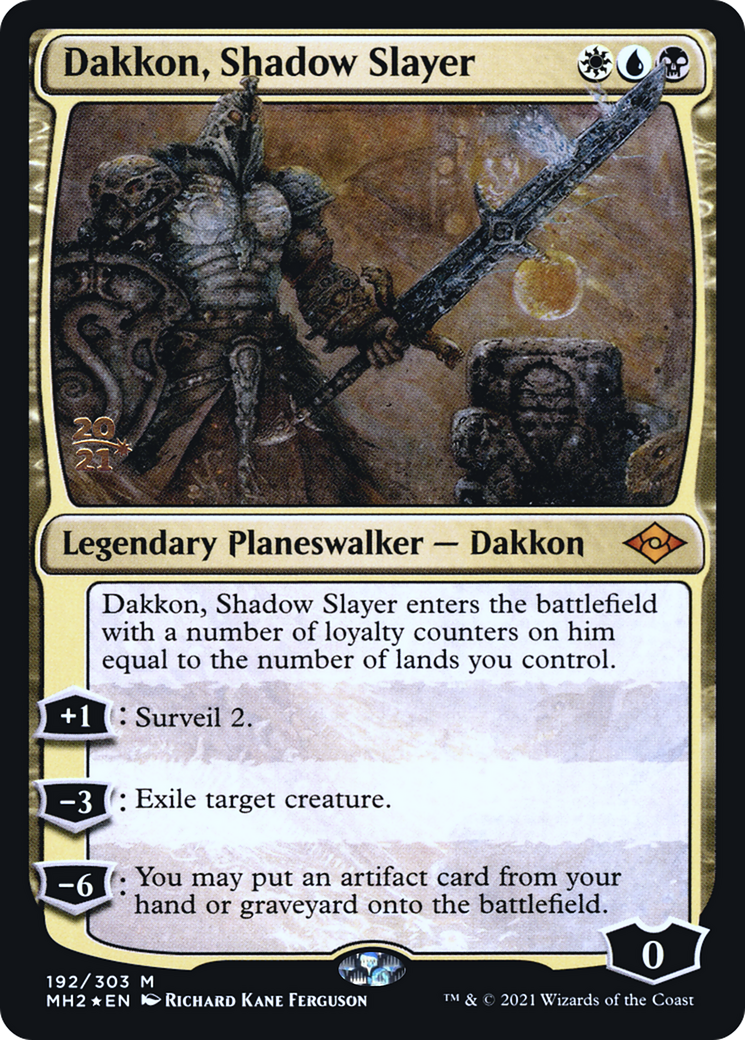 Dakkon, Shadow Slayer (192) (Prerelease) - Foil
