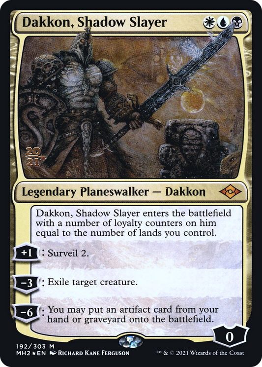 Dakkon, Shadow Slayer (192) (Prerelease) - Foil