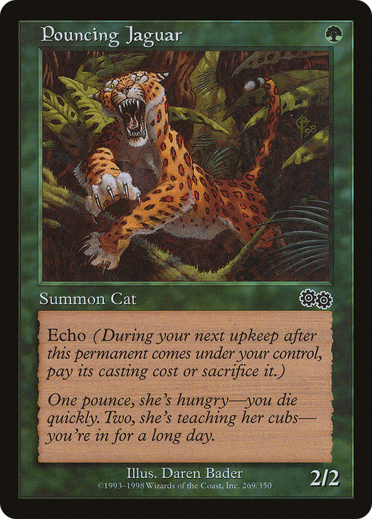 Pouncing Jaguar