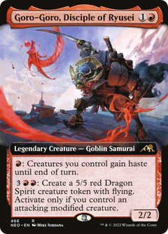 Goro-Goro, Disciple of Ryusei (466) (Extended Art) - Foil